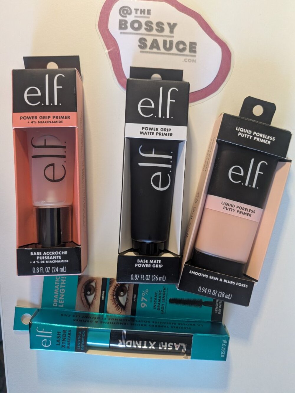🌸 e.l.f. PICK YOUR PRIMER + Lash XTNDR Mascara Black or Brown DUO